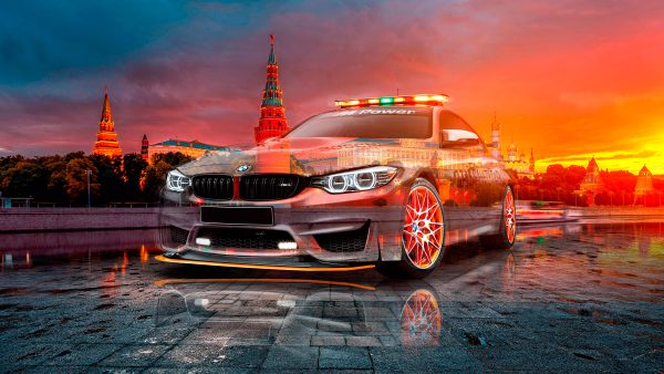 BMW-M4-GTS-DTM-Safety-Car-Red-Star-Crystal-FromPermutationTermsSumChanges-Soul-Moscow-Kremlin-Russia-Car