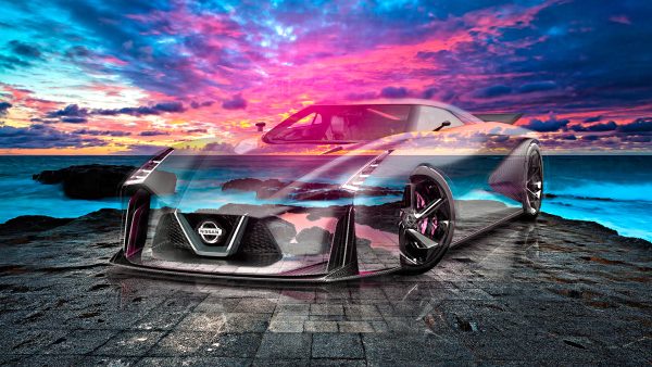 Nissan-GTR-Vision-Gran-Turismo-JDM-Super-Crystal-Slut-Soul-Sea-Crimson-Sunset-Art-Car-2023