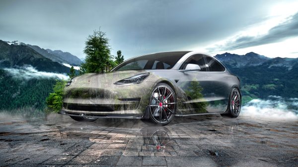 Vorsteiner-Tesla-Model-3-Volta-Super-Crystal-Sorry-Soul-Nature-Mountains-Height-Sky-Fog-Art-Car-2023