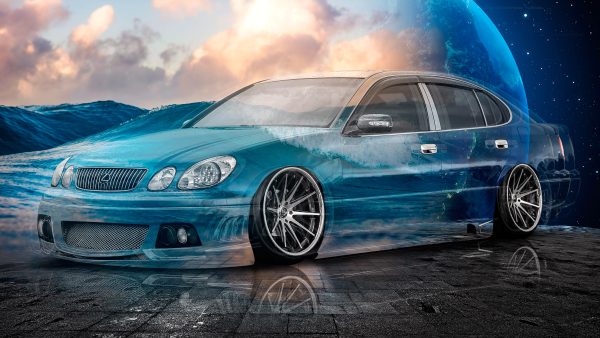 Lexus-GS300-JZS160-JDM-Tuning-Super-Crystal-Water-Cannon-Sea-Wave-Other-Planet-TonyCode-Car