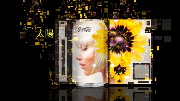 Coca-Cola-Super-TonyCola-Super-Sun-Sleep-Blonde-Girl-MakeUp-Head-Flowers-Neural-Network-Square-TTT-Art