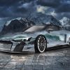 Audi R8 LMS GT2 Super Crystal Sport Soul Lofoten Islands Norway Tactile Hologram Art Car