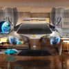 Ford-GT-FrontUp-Open-Doors-Super-Crystal-Soul-Flies-At-Home-Universe-TonySoul-Fly-TonyCode-Planet-Earth-Car