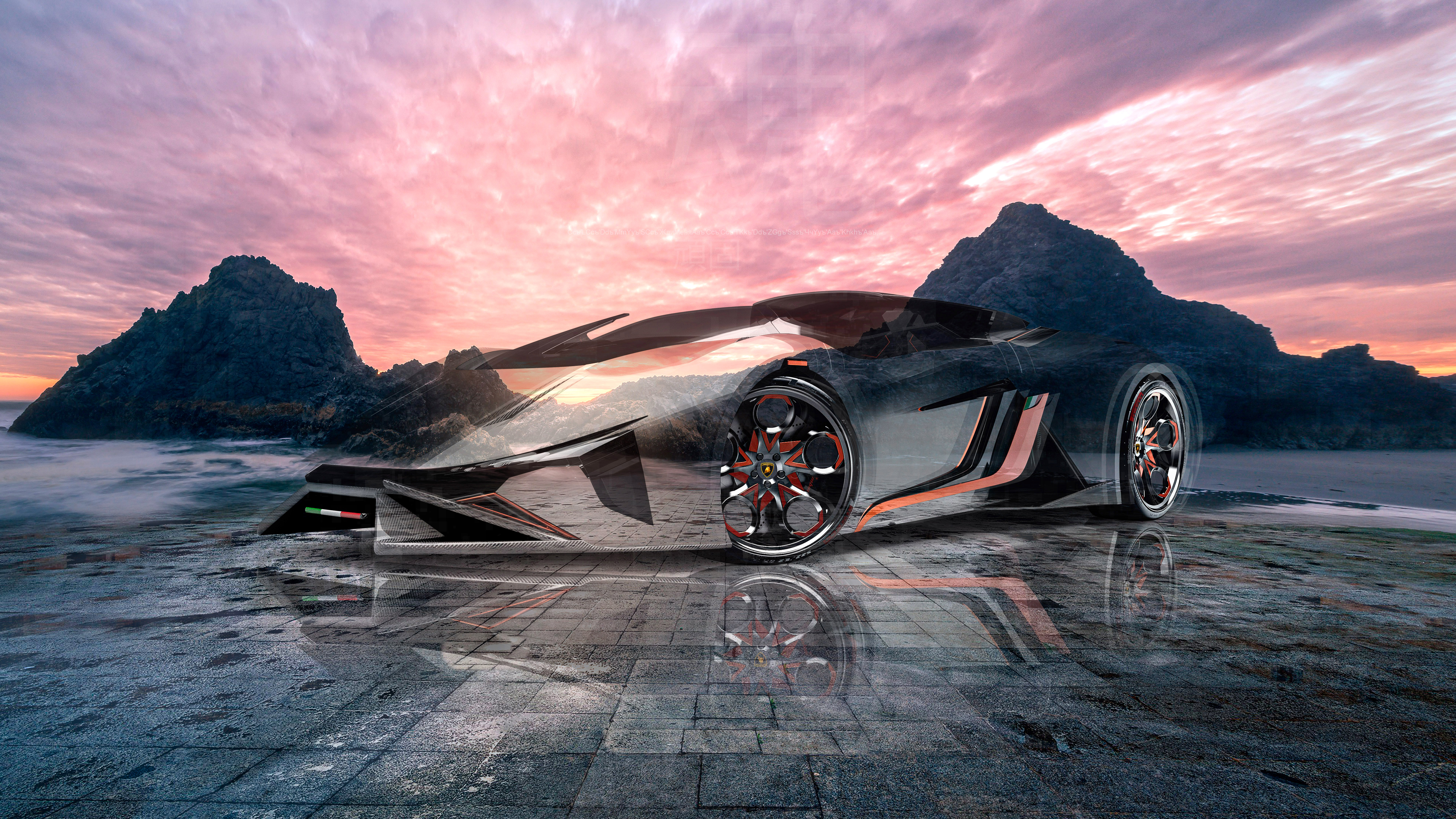 Lamborghini-Diamante-Super-Crystal-Stubborn-Soul-Sea-Mountains-Vanilla-Sky-Tactile-Hologram-Art-Car