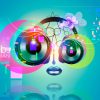 Neural-Network-DJ-Woman-Eyes-Dynamics-Nose-Microphone-Headphones-TonyFlowers-Ajna-Music-TonyCode-Art
