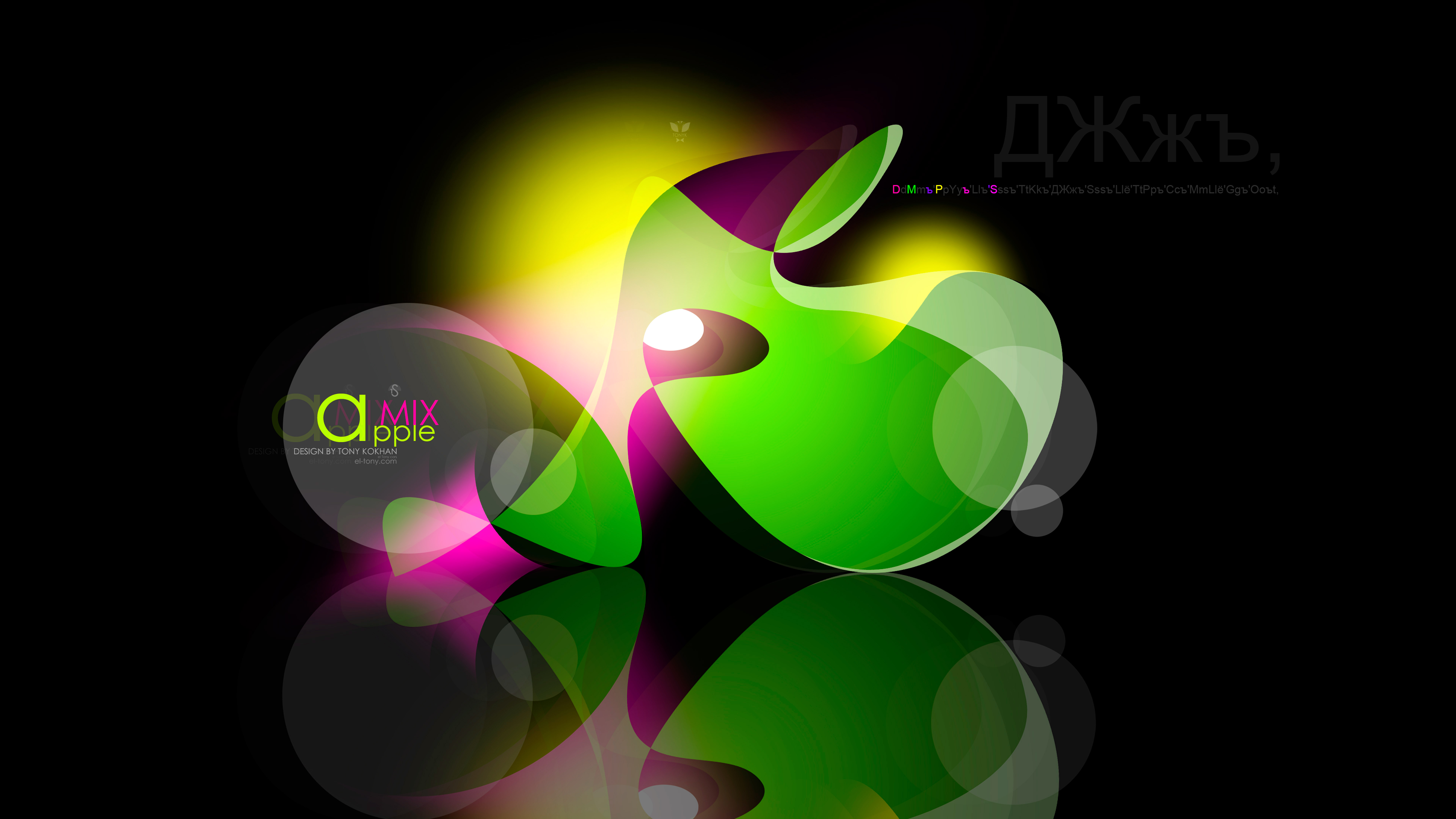 Apple-Mix-Super-Abstract-Simple-Creative-Word-Neural-Network-TonyCode-Style-Art