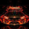 BMW-M4-Tuning-FrontUp-Super-Fire-Flame-Abstract-Art-Car