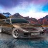 Mazda-RX7-JDM-Tuning-Super-Crystal-Soul-Teleport-Vestrahorn-Mountain-TonySoul-Universe-Art-Car