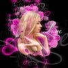 Love Blonde Girl Super TonyFlowers Orchid Neural Network Thread Heart Neon Figure Word Art