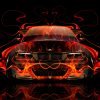 BMW-M3-E46-Tuning-Super-Front-Fire-Abstract-Art-Car