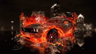 Dodge-Charger-RT-Super-Fire-Flame-Abstract-Night-City-SsKkiItDdLleEzd-Art-Car