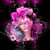 Girl-Sleep-Flowers-Love-Super-Neural-Network-TonysGgitDdLlEeiz-TonyFlowers-Orchid-Art