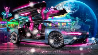DeLorean-Alpha5-Launch-Edition-Super-Crystal-Star-Fever-Flos-V8-Cafe-Planet-Earth-TonysGame-Car