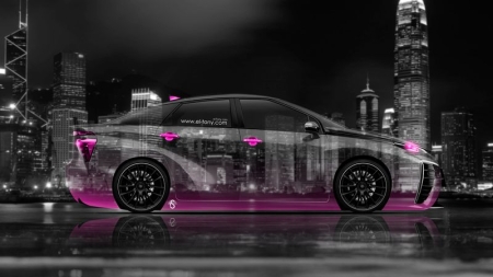 Toyota-FCV-Tuning-Side-Crystal-City-Car-2014-Pink-Neon-4K-Wallpapers-design-by-Tony-Kokhan-www.el-tony.com_result-1